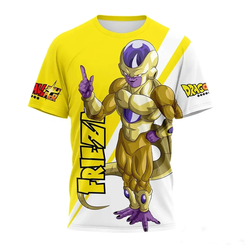 Dragon Ball Z Kid Goku Chibi 3D Printed T-Shirt Summer Casual Short Sleeve Anime Tee Adult and child role-playing T-shirts