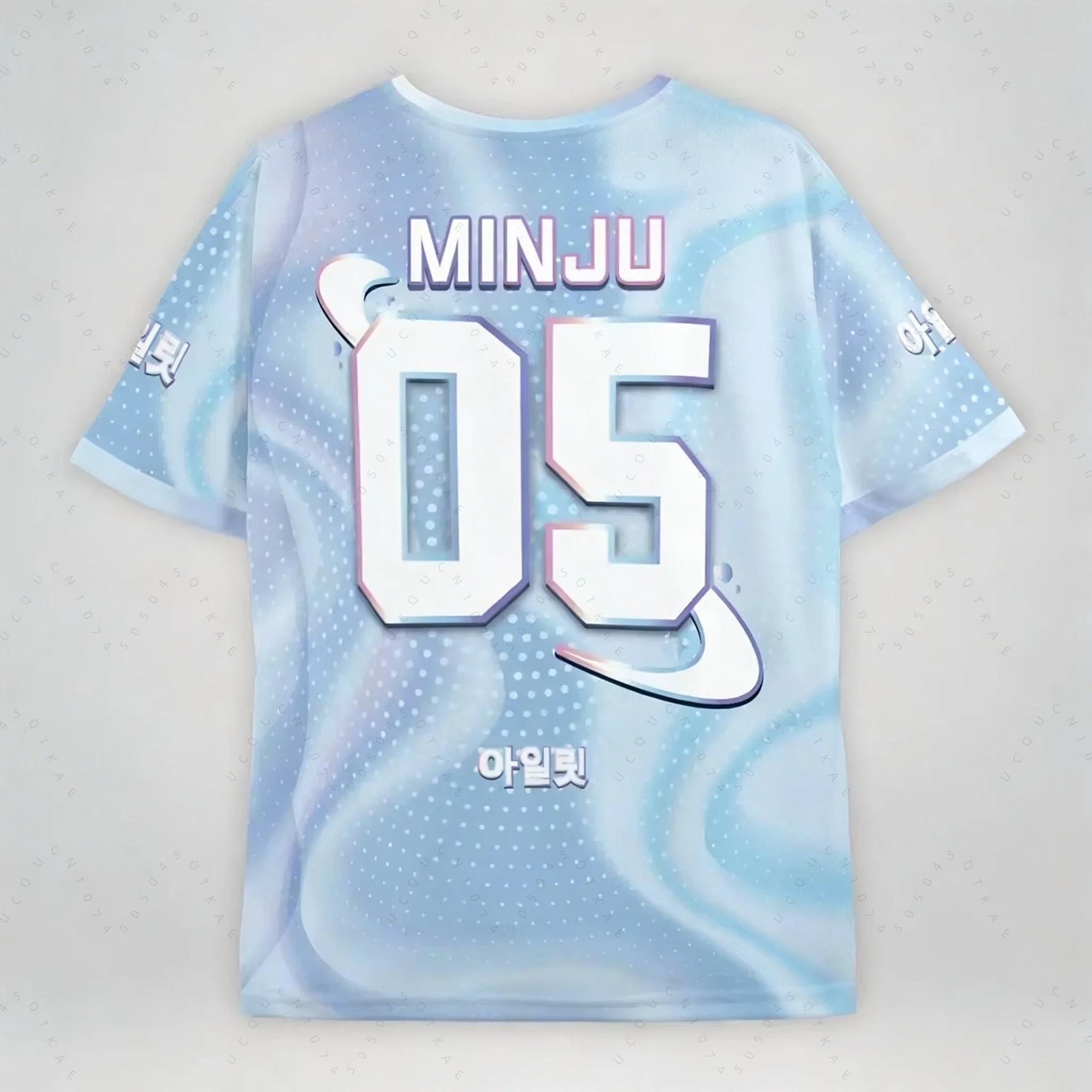 2026 Women Men Fashion Short Sleeve Illit Minju Fans Summer Tee Lightweight Sport Daily Tee Oversized Sport Children T-Shirts