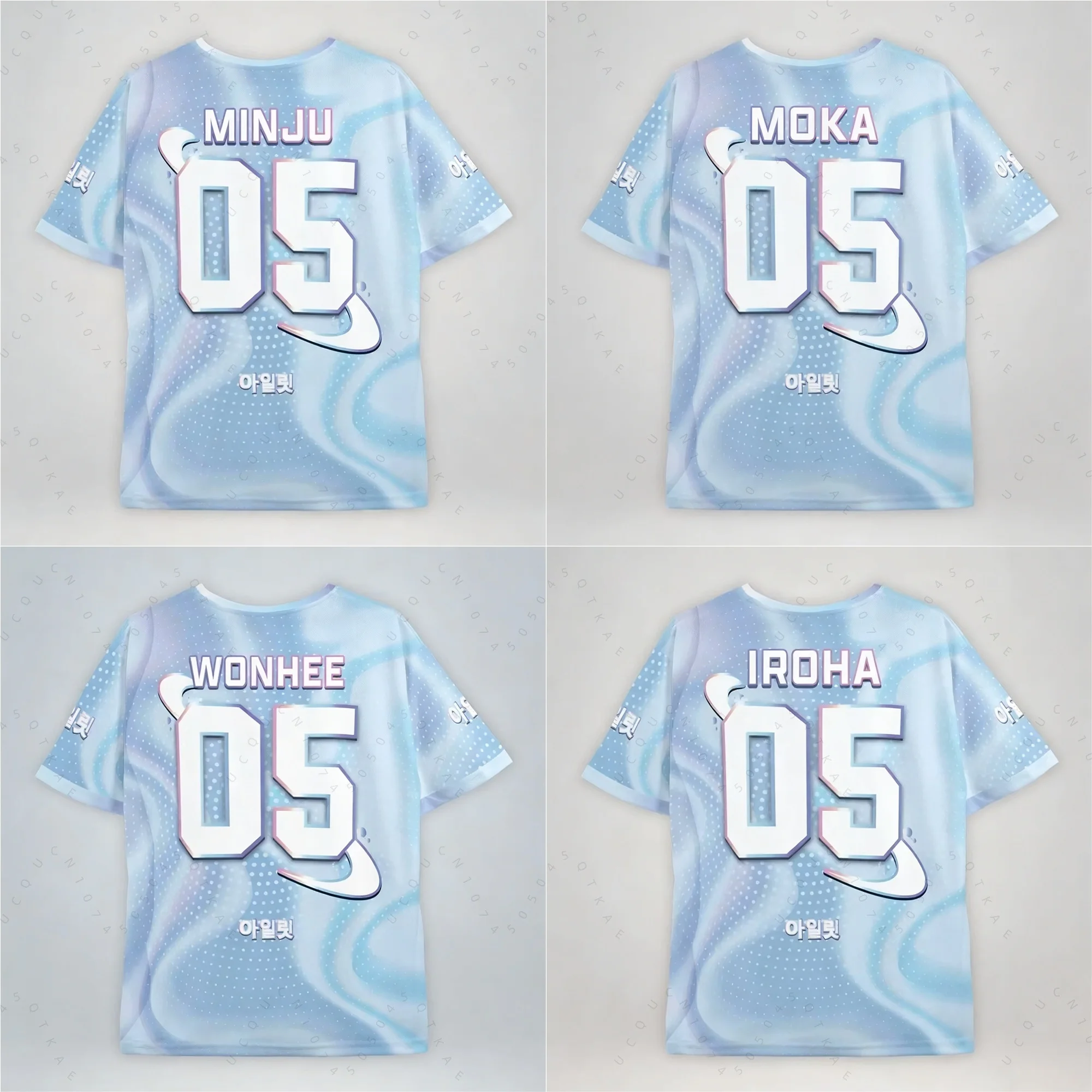 2026 Women Men Fashion Short Sleeve Illit Minju Fans Summer Tee Lightweight Sport Daily Tee Oversized Sport Children T-Shirts
