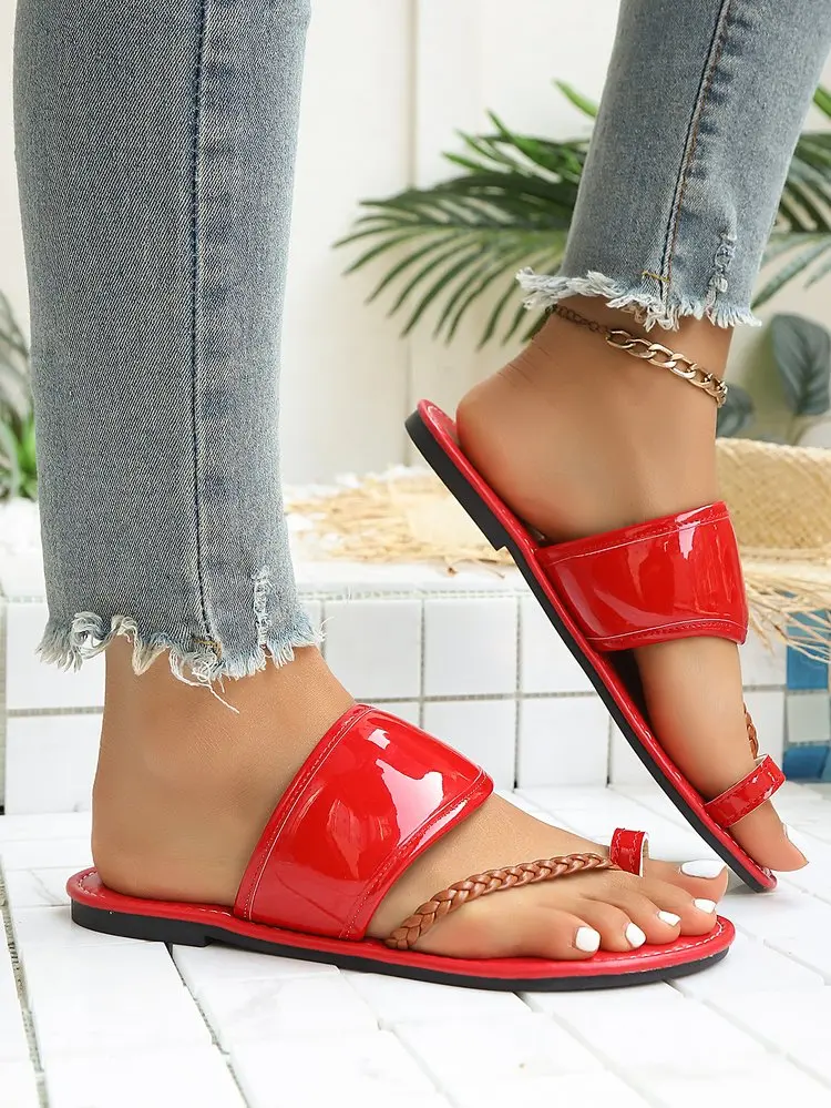 Women Slippers Walking Home Slippers Slides Women Outside Casual Beach Women Shoes Flat Slip on Flip Flop Trend Fashion Sandals