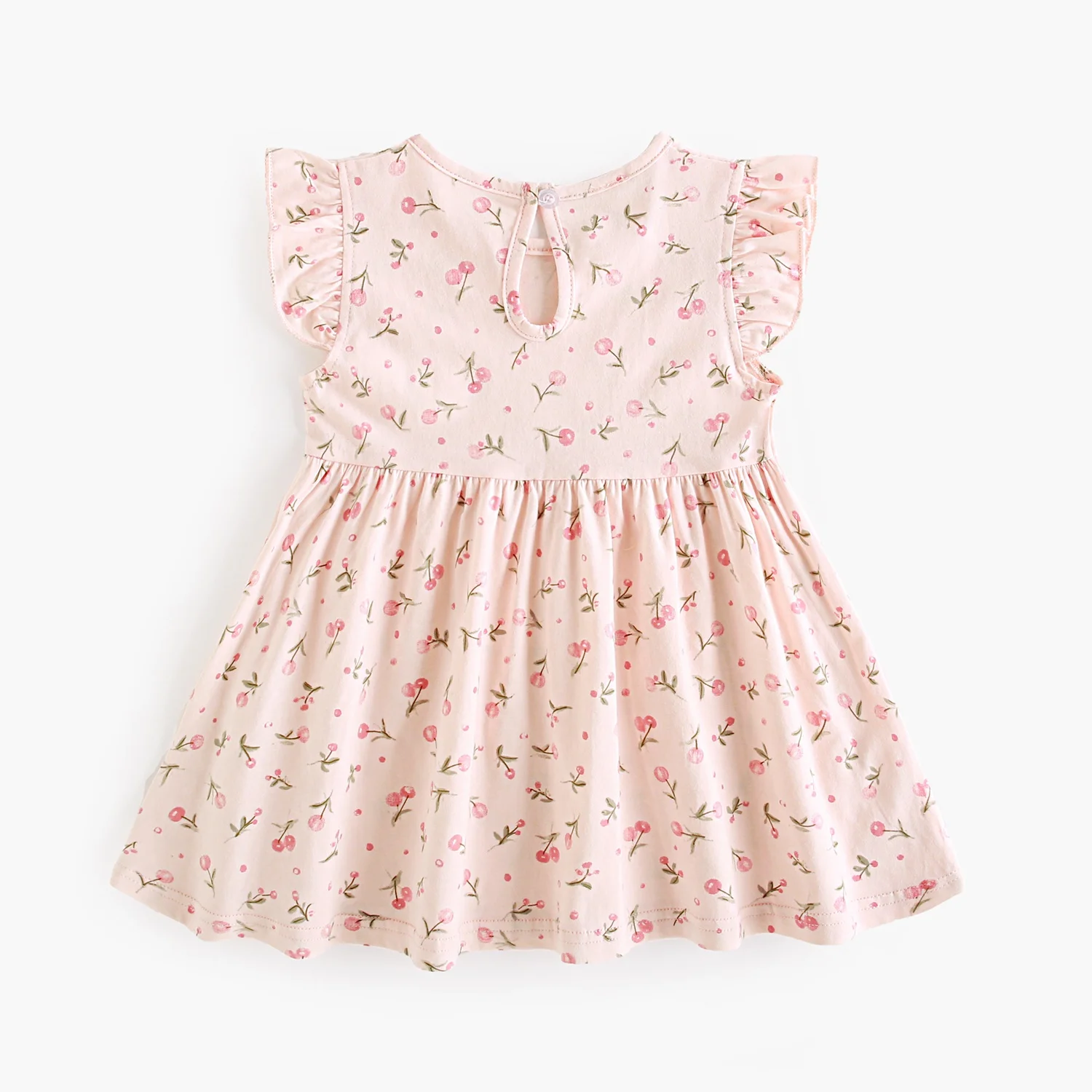 Sanlutoz Summer Fashion Kids Dress Floral Baby Girls Dress Clothing Cotton