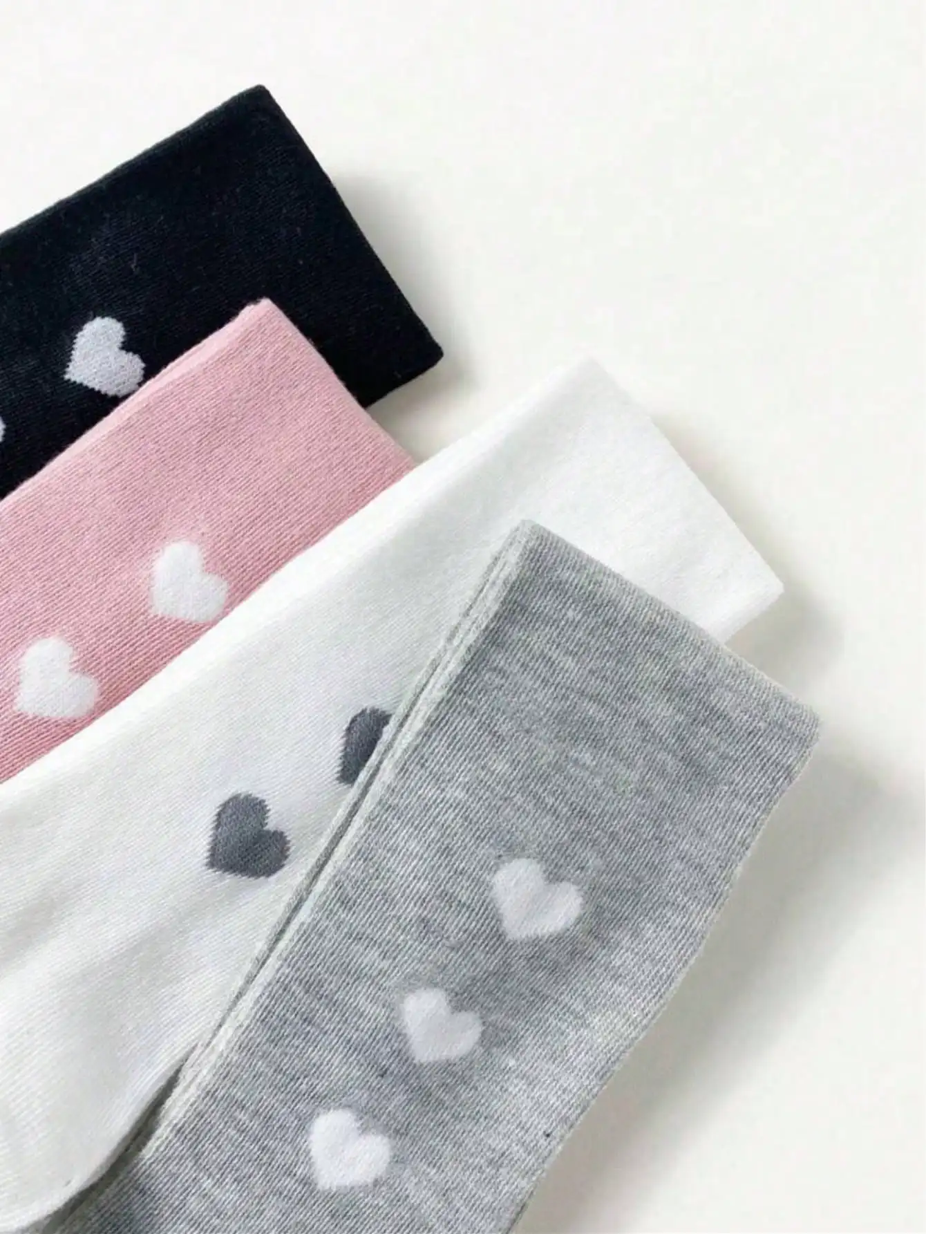 4 Pieces Children's Baby Girl's Toddler Solid Tights - Perfect For School, Dancing & Play