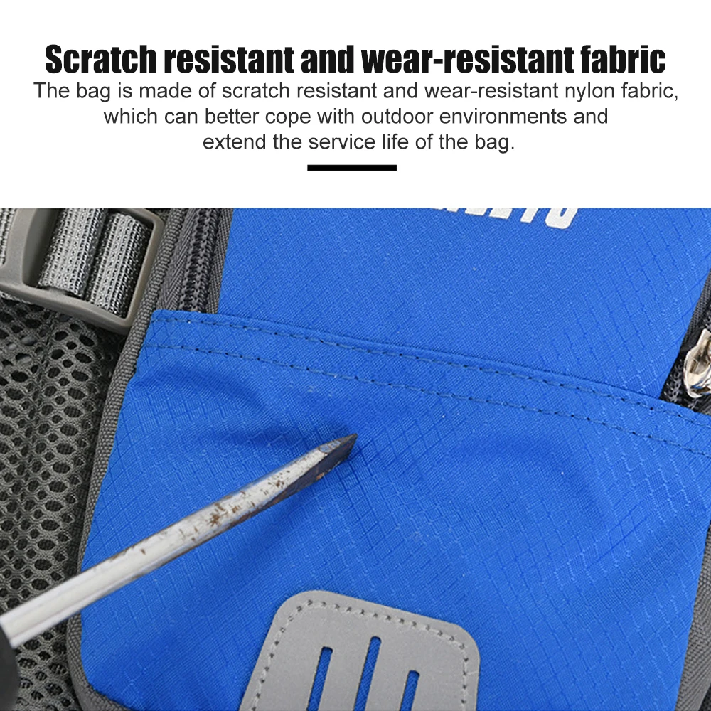 1PCSFanny Pack Waist Bag - Unisex Running Gear with Phone & Water Bottle Holder, Adjustable Belt for Travel, Workout & Hiking