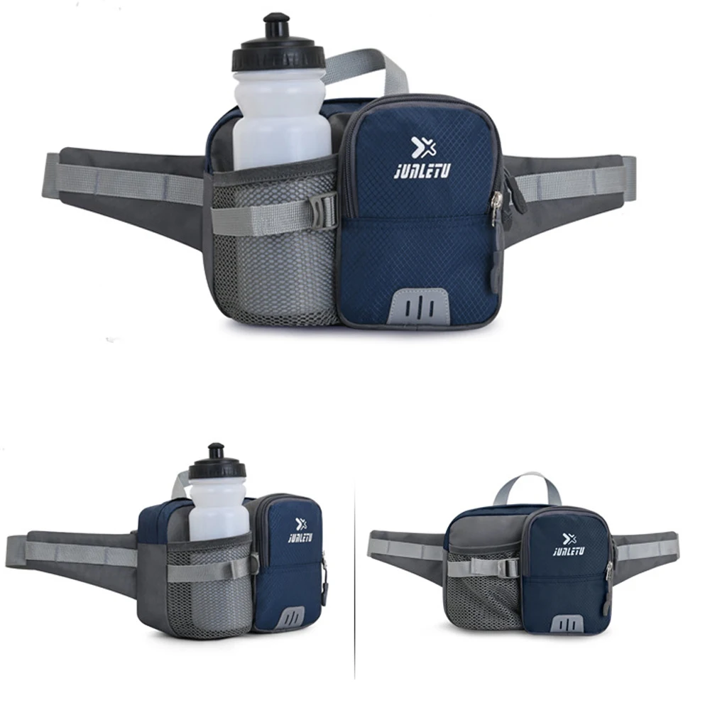 1PCSFanny Pack Waist Bag - Unisex Running Gear with Phone & Water Bottle Holder, Adjustable Belt for Travel, Workout & Hiking