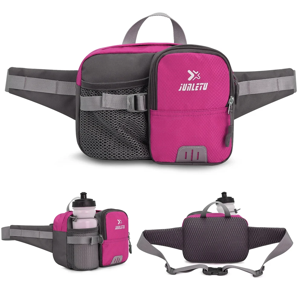 1PCSFanny Pack Waist Bag - Unisex Running Gear with Phone & Water Bottle Holder, Adjustable Belt for Travel, Workout & Hiking