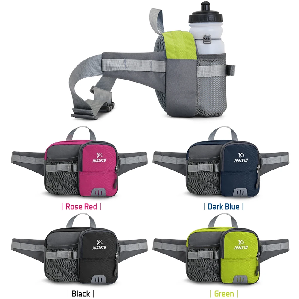 1PCSFanny Pack Waist Bag - Unisex Running Gear with Phone & Water Bottle Holder, Adjustable Belt for Travel, Workout & Hiking