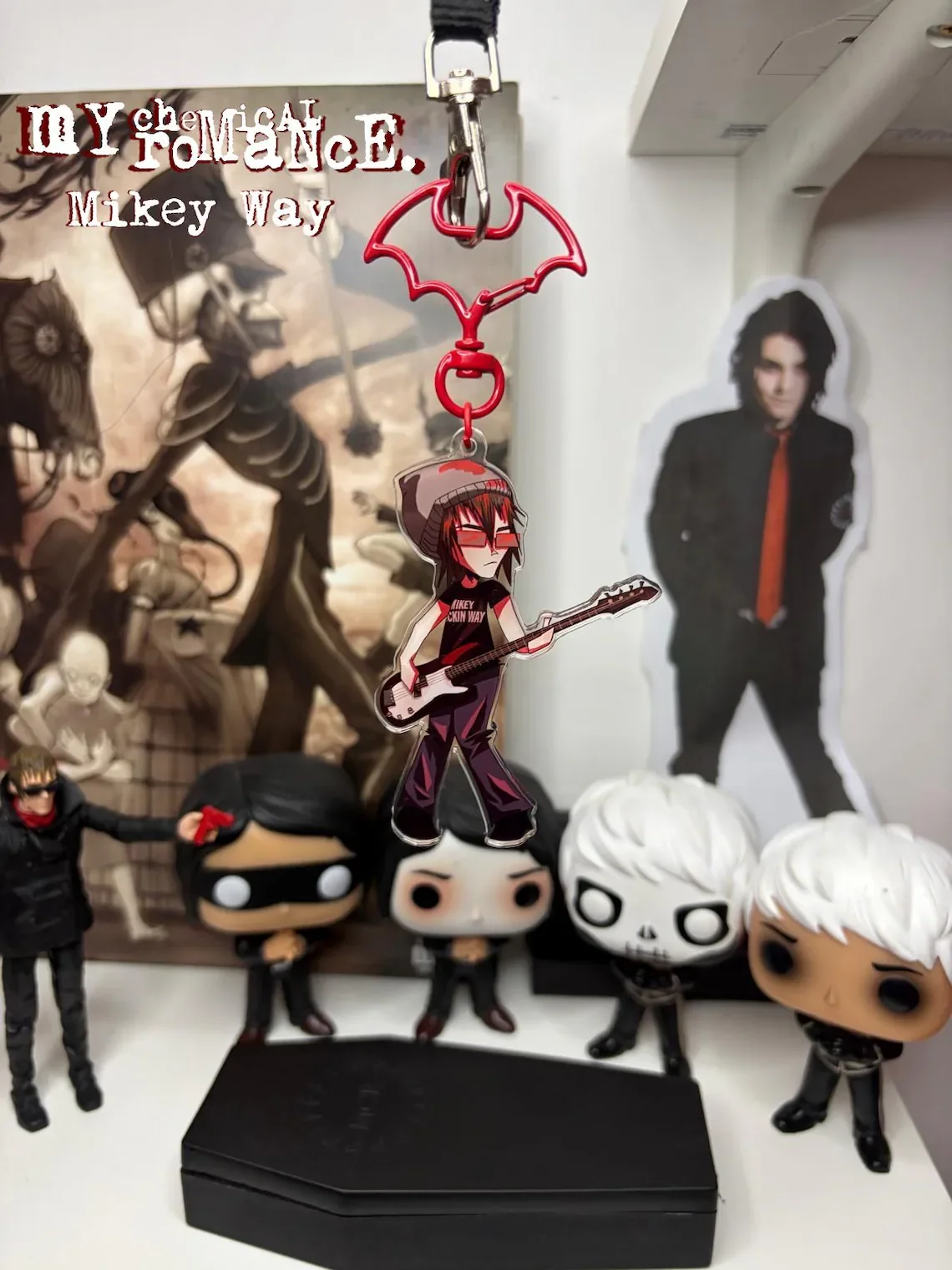 My Chemical Romance Acrylic Keychains Anime Keychains for Teens And Kids Keychain Anime Keychains Vinyl Keychains