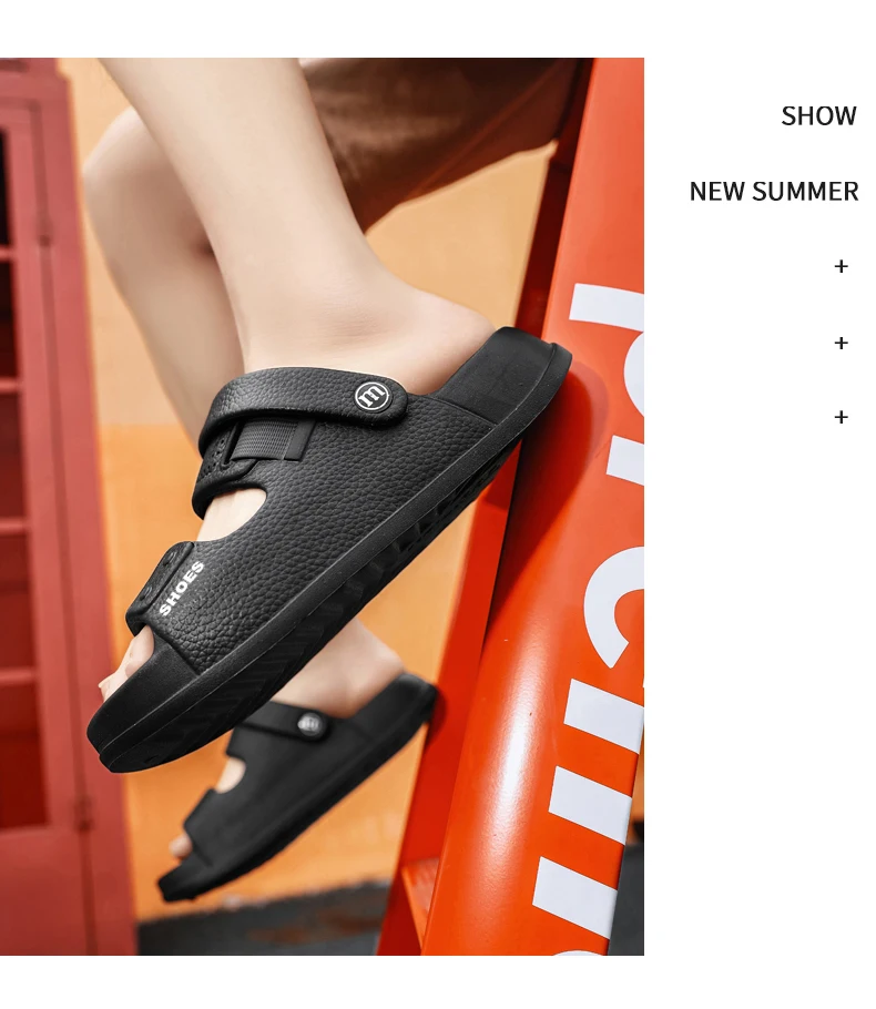 Men's Premium Summer Slippers Fashion Anti-slip Outdoor Beach Sandals 2026 New Soft Sole EVA Slides Thick Sole Casual slippers
