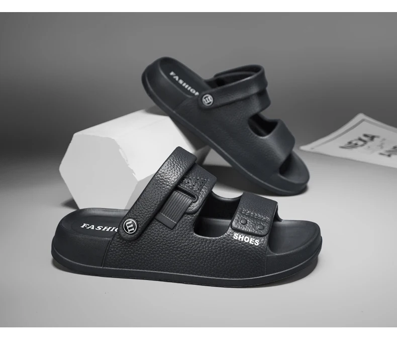 Men's Premium Summer Slippers Fashion Anti-slip Outdoor Beach Sandals 2026 New Soft Sole EVA Slides Thick Sole Casual slippers