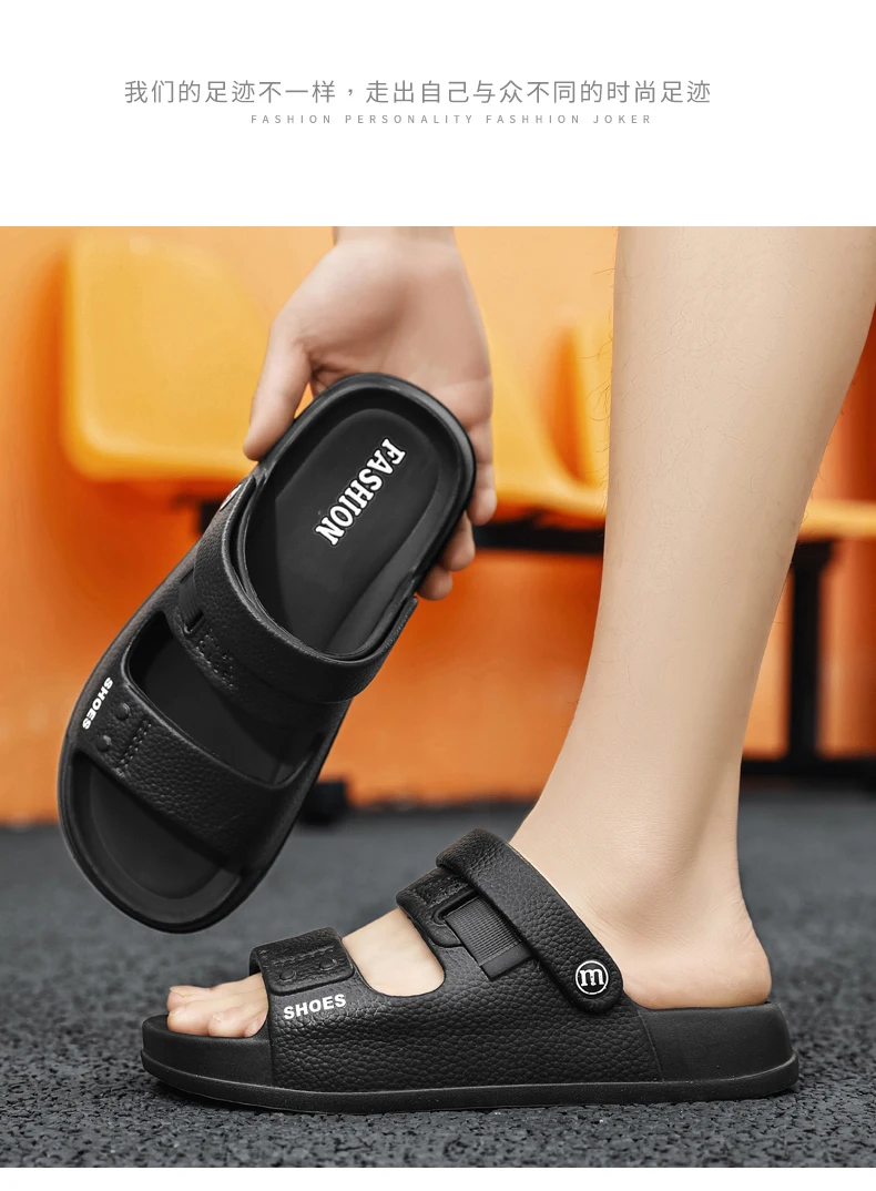 Men's Premium Summer Slippers Fashion Anti-slip Outdoor Beach Sandals 2026 New Soft Sole EVA Slides Thick Sole Casual slippers