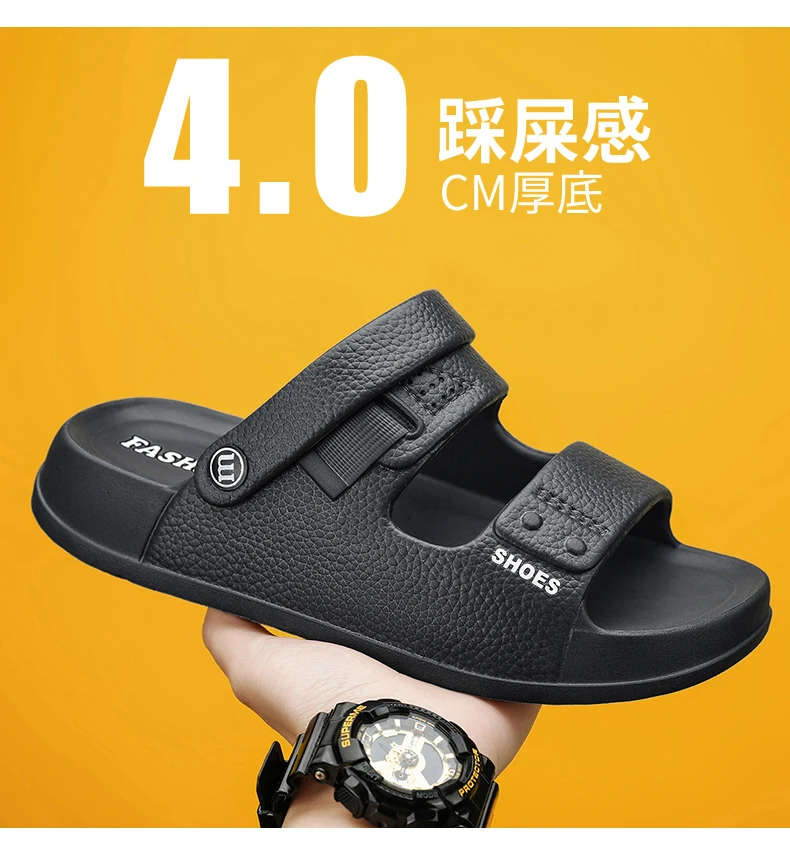 Men's Premium Summer Slippers Fashion Anti-slip Outdoor Beach Sandals 2026 New Soft Sole EVA Slides Thick Sole Casual slippers