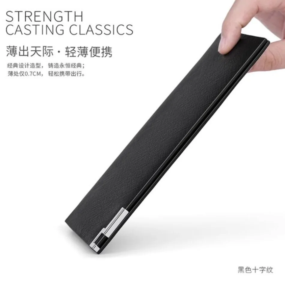 New in Trendy Men's Short Wallet Horizontal Vertical Slim Card Holder Wallet Card Bag for Students ID Bank Card Card Holder