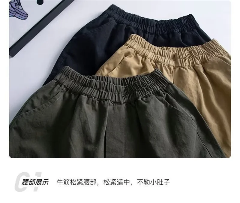 New Boys Cargo Pants Summer Autumn Casual Long Style Trousers Kids Joggers Spring Children Sport Pants 4-14 Years