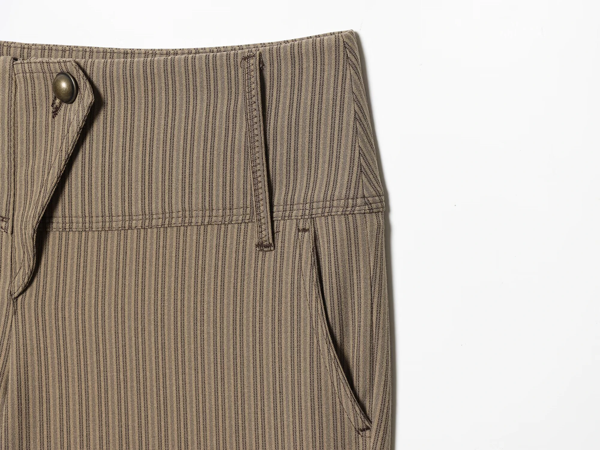 European and American style women's new fashion stripe slim-fit suit jacket and high-waisted pants set
