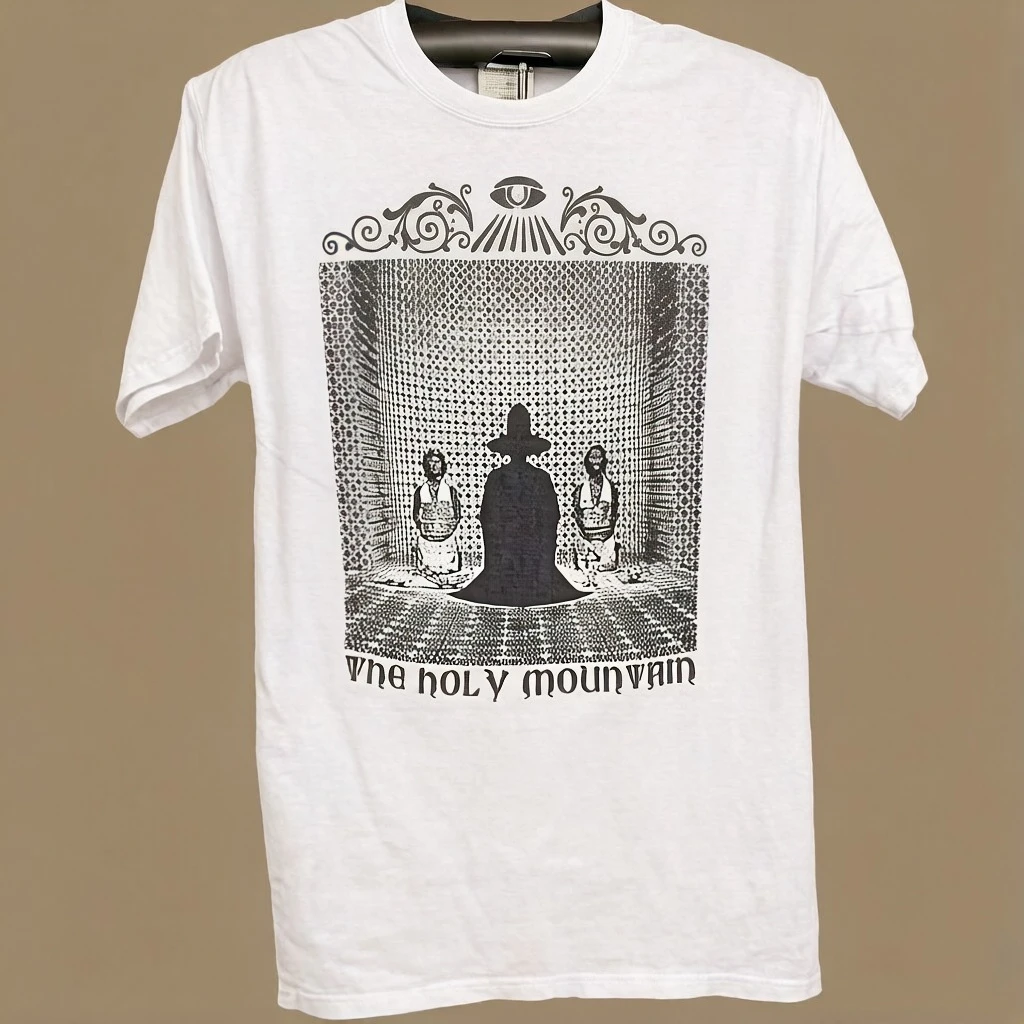 Summer The Holy Mountain 1973 T Shirt Y2k Clothes Man Men's and Women's Casual and Versatile Style Drip Clothing