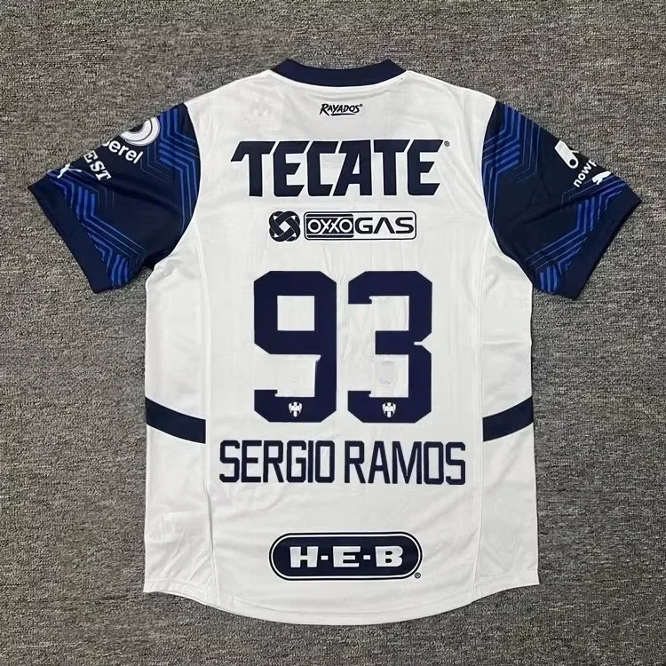 2025-2026 Best-selling new 3D printed Monterrey football jersey for men and women, quick-drying shirt, breathable T-shirt