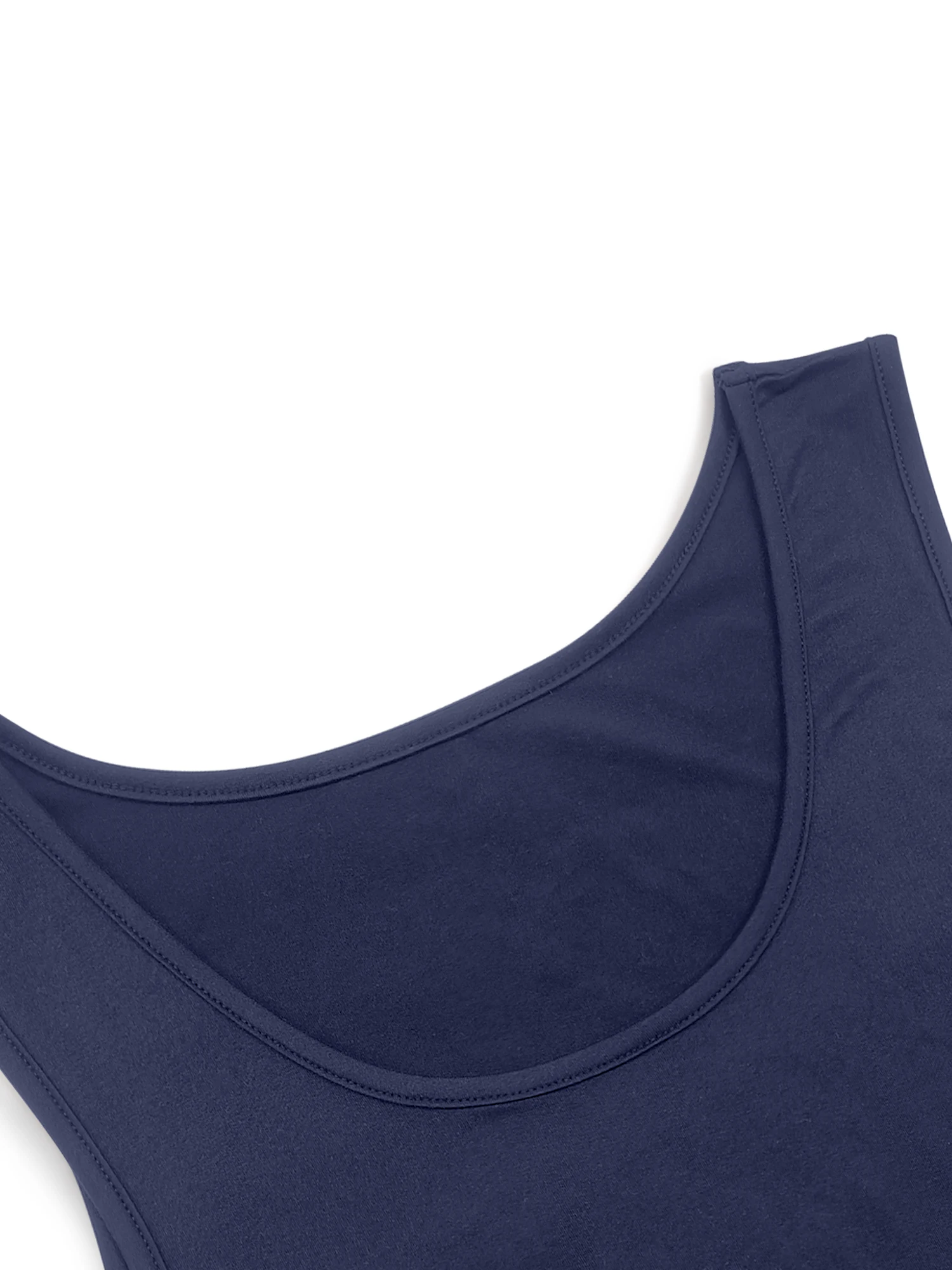 Summer 2026 Basic Sleeveless Tank Dress Solid Color Crew Neck Loose A-Line T-Shirt Casual Daily Wear