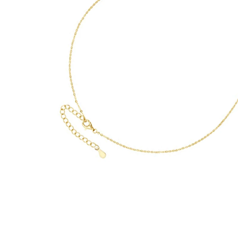 OXTAO 3.0mm Long Chain Moissanite Y Drop Necklace for Women Vintage Tassel Choker Necklace Aesthetics Jewelry 14K Gold Filled