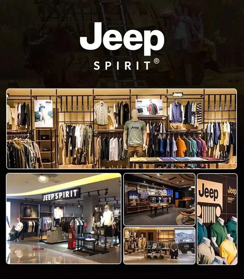 JEEP 2026 Men's Summer Pure Cotton Comfort T-Shirt, Loose and Casual, Crew Neck Outdoor Men's Top