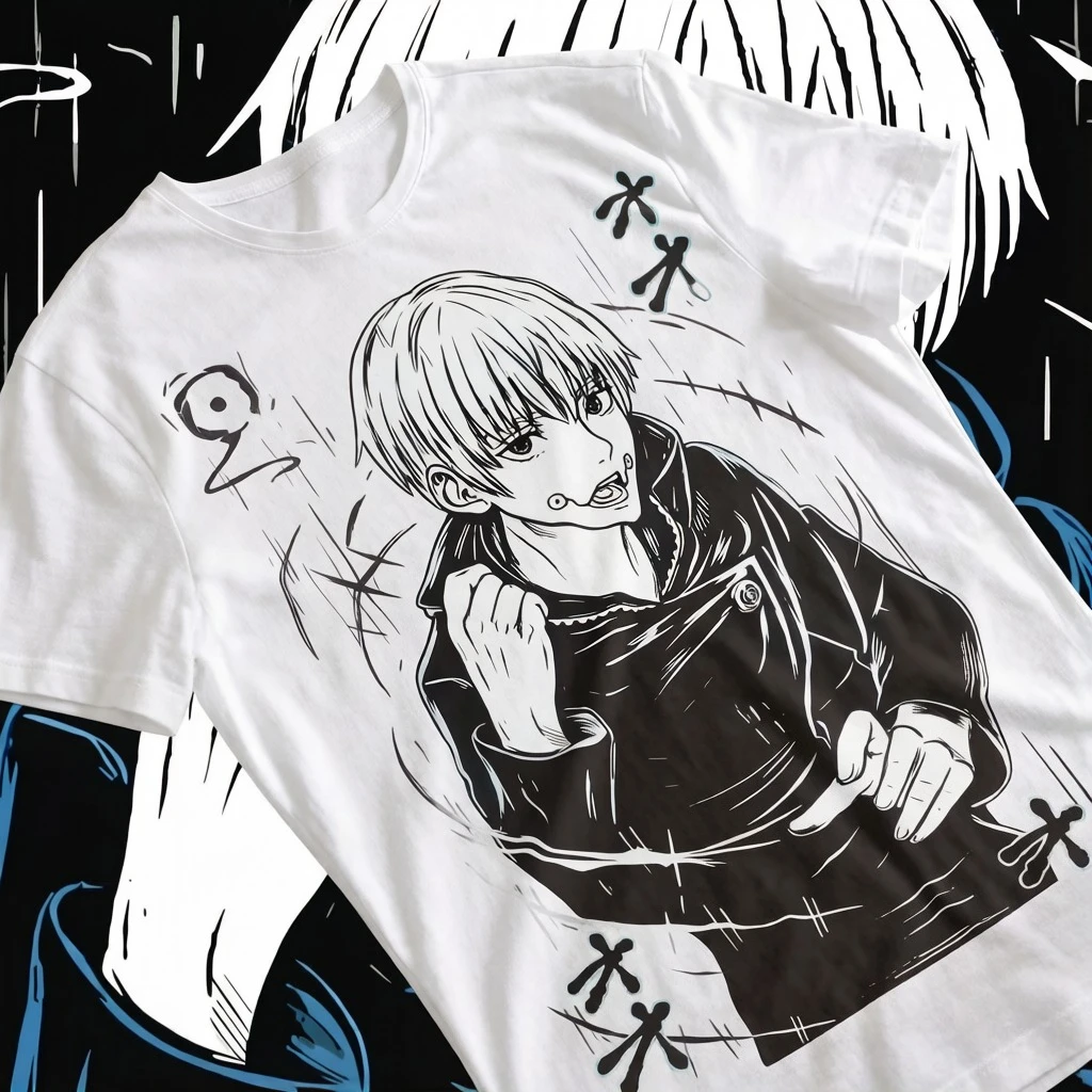 Inumaki Toge T-Shirt Jujutsu Kaisen Megumi Fushiguro Satoru Gojo Shirt Soft Tee Women Clothing Graphic T Shirts Vintage Y2K Top