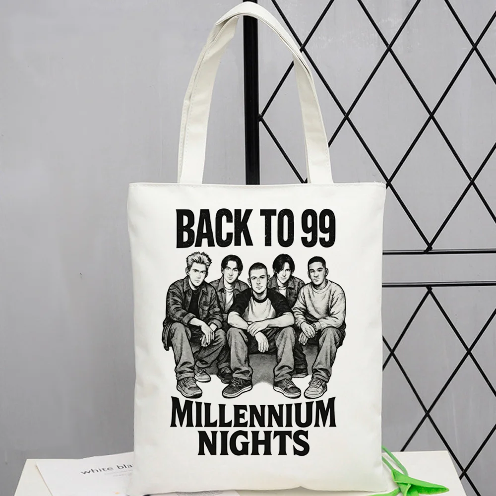 Backstreet Boys tote bag canvas torba na zakupy einkaufstasche grocery shopper woman