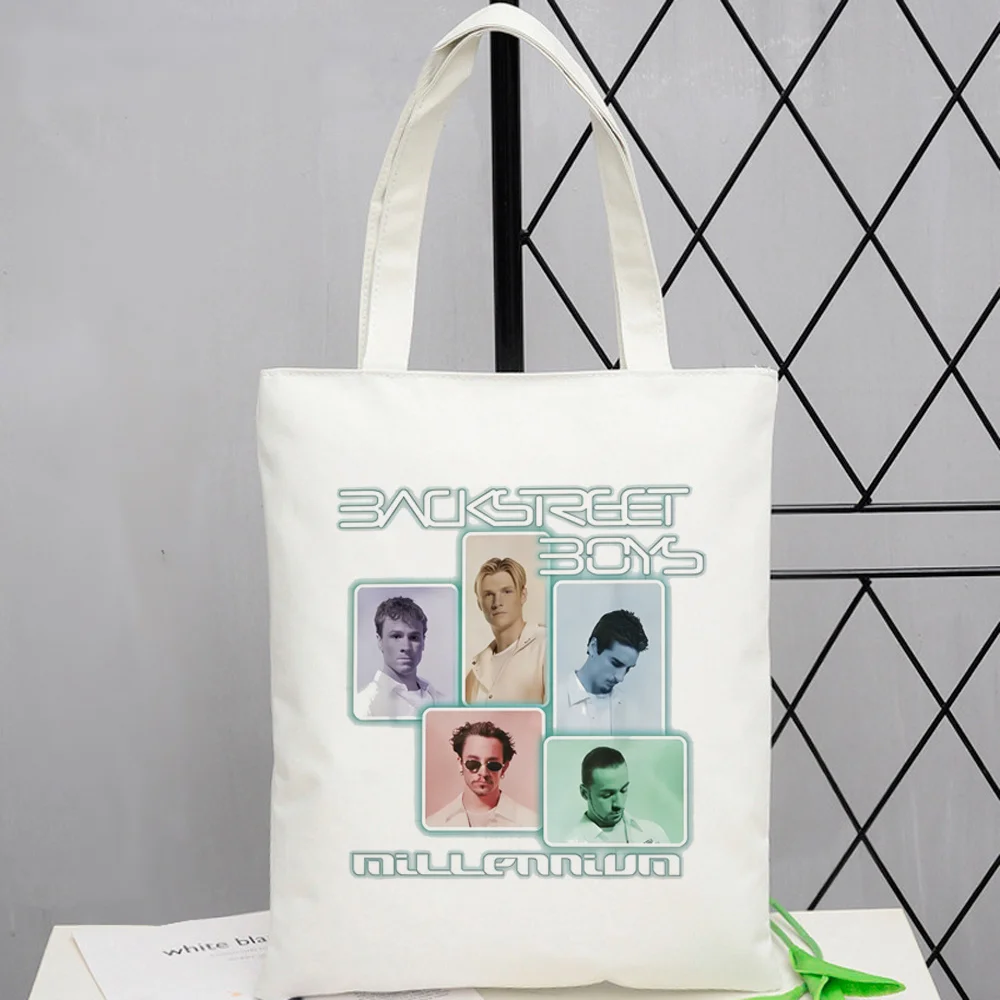 Backstreet Boys tote bag canvas torba na zakupy einkaufstasche grocery shopper woman