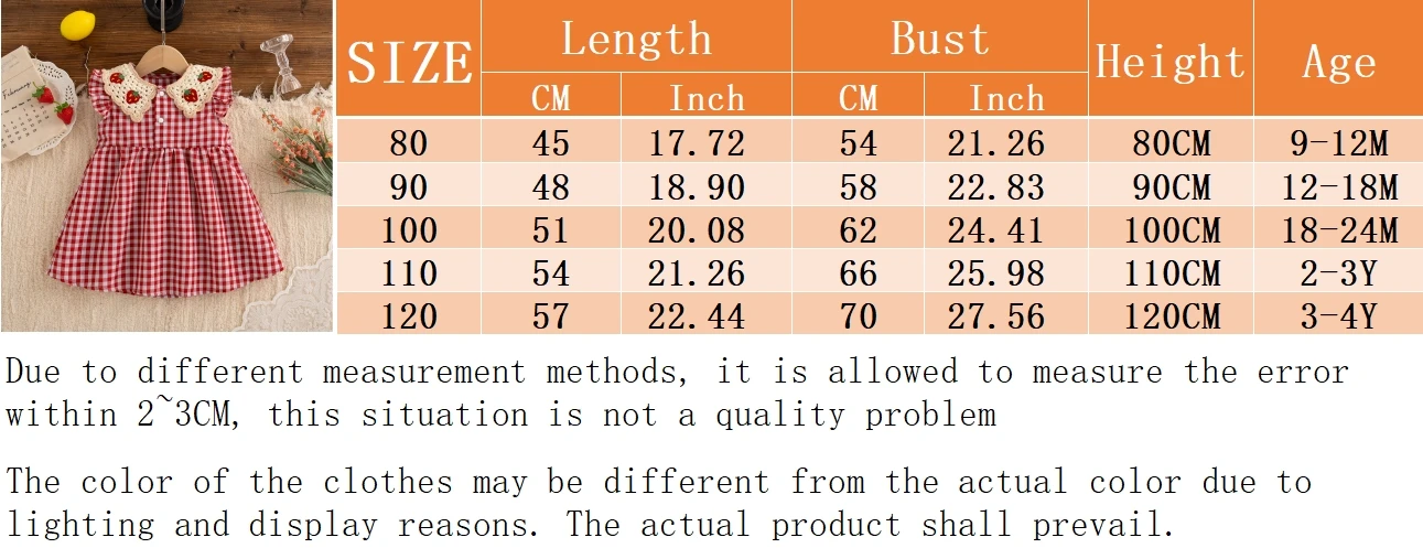 Baby Girl Dresses Summer Cotton Checkered Strawberry Pattern Girls Dresses Sweet Sleeveless Beach Baby Clothing