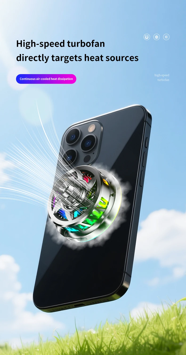 Car qi2.2 25W Magnetic Wireless Charger Air Cooling Fast Charging Station Air Vent Phone Holder Stand For iPhone 17~12 Pro Max