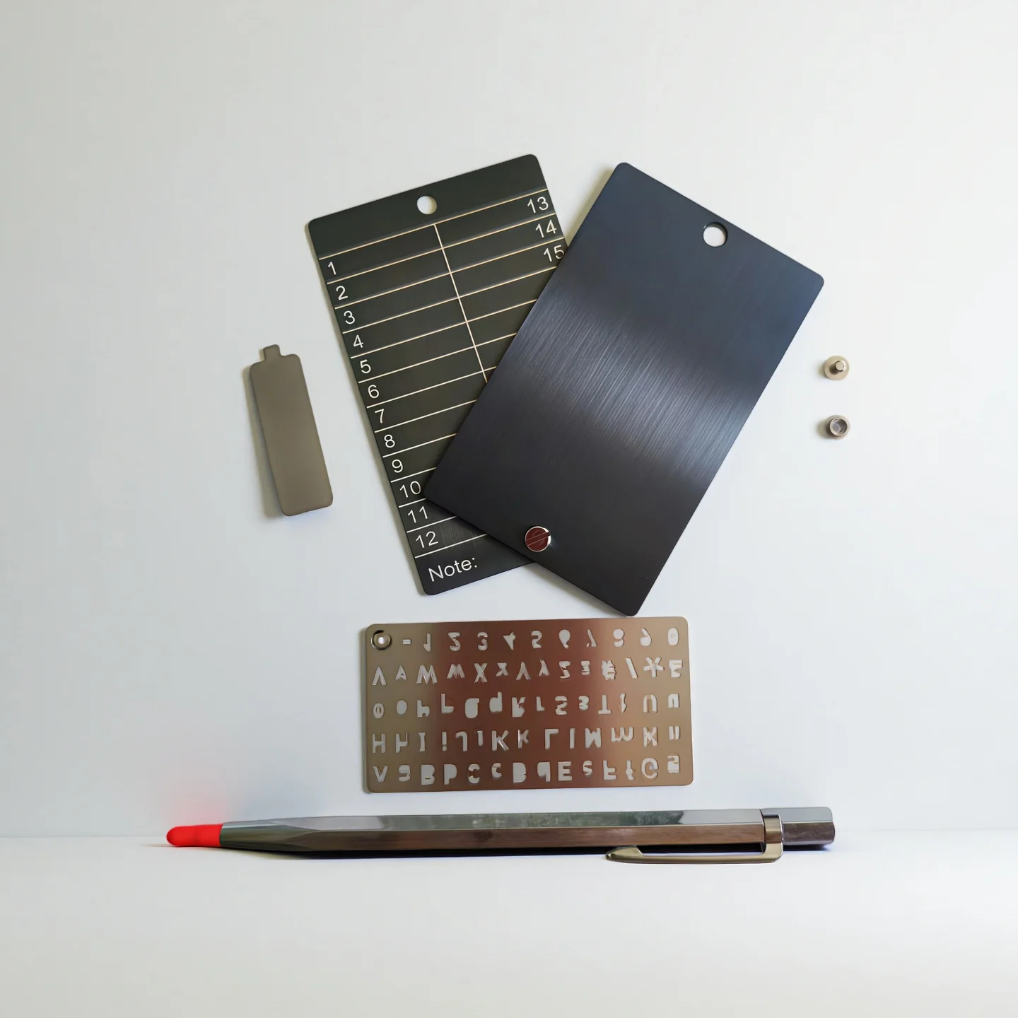 A Set of Stainless Steel Password Book Cold Wallet Suitable for Bitcoin Cryptocurrency Dogecoin Password Storage Compatible With