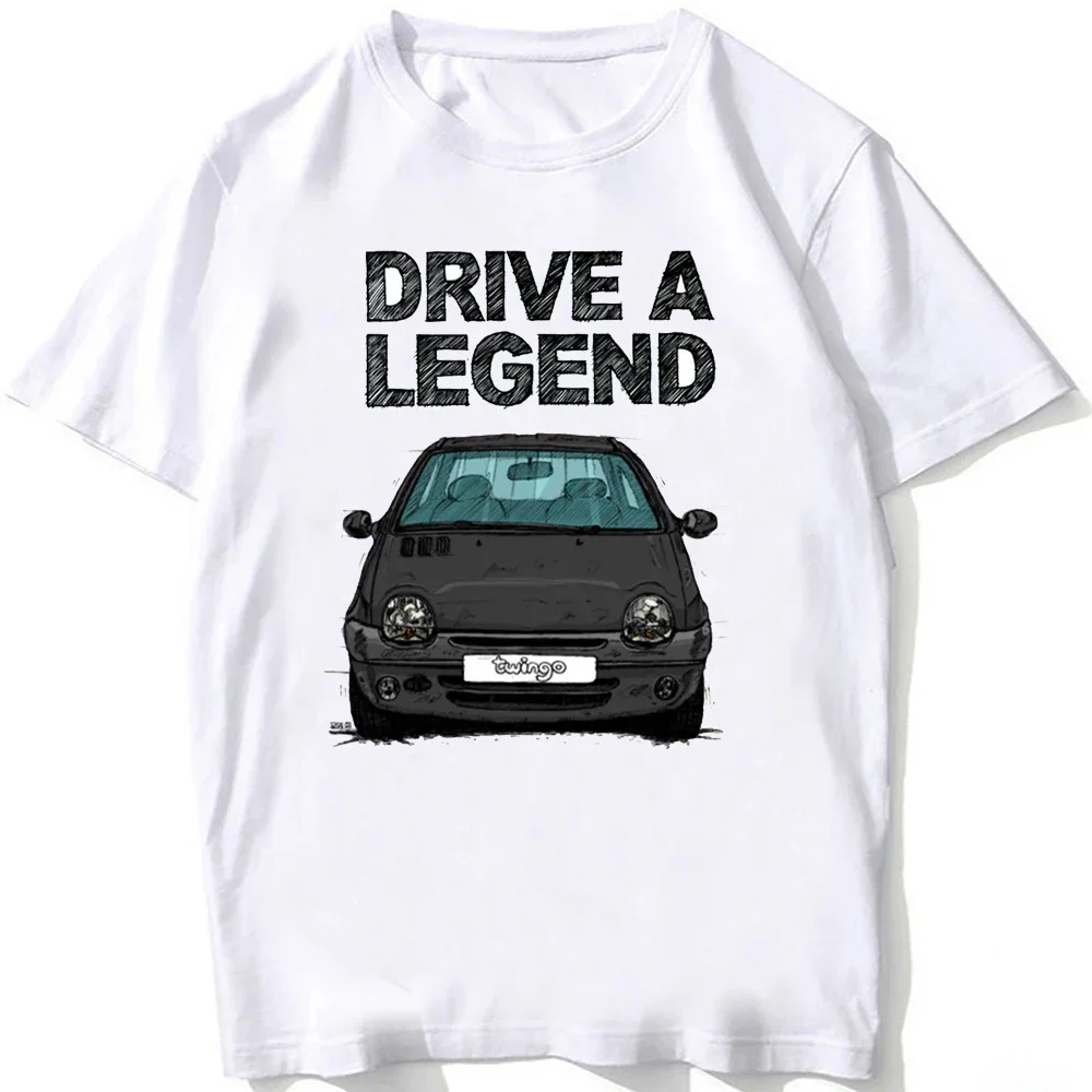 2026 New Drive A Legend Twingo Late Halogen Model Sport Car T-Shirt Boy White Tees Man's Clothing Summer Casual T Shirt