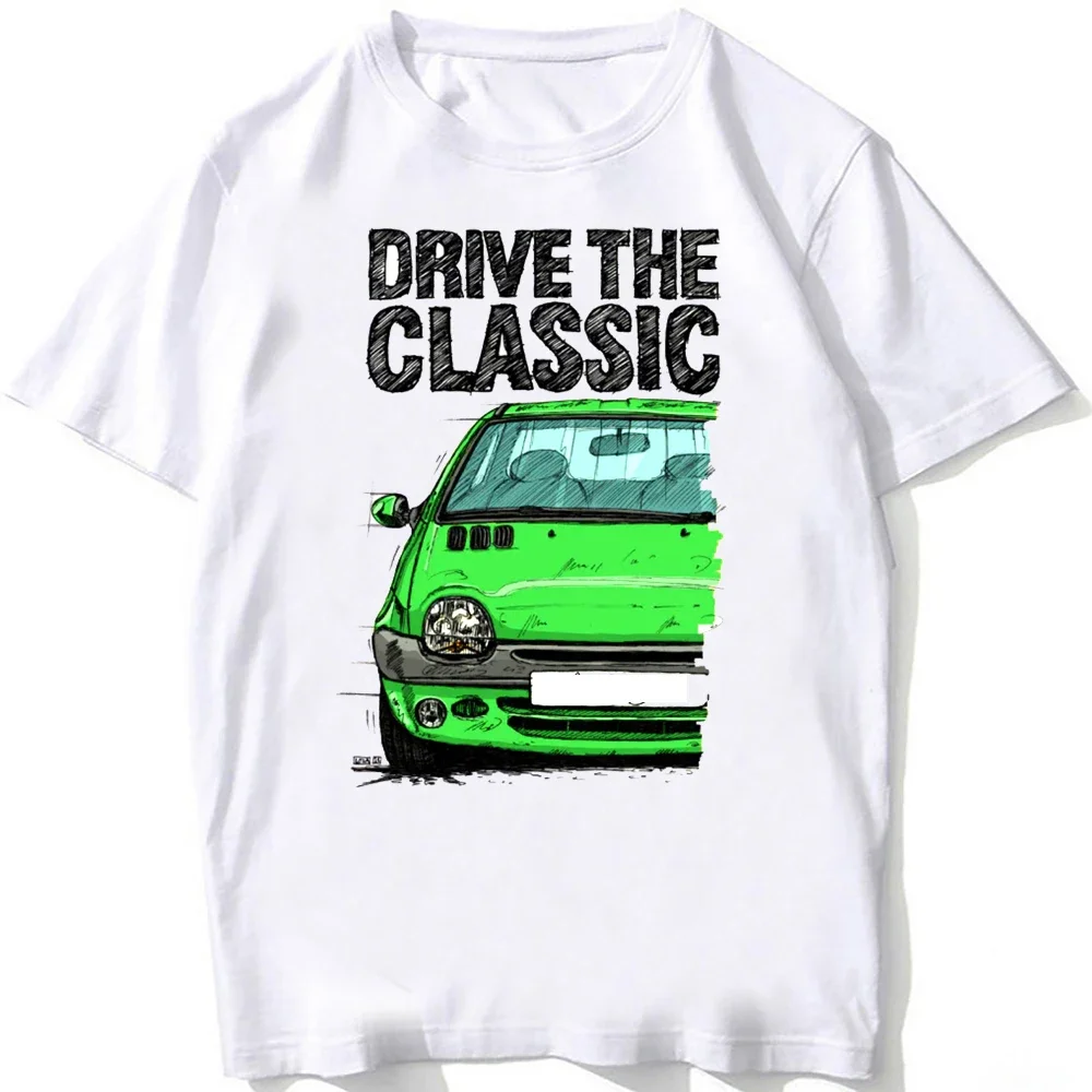 2026 New Drive A Legend Twingo Late Halogen Model Sport Car T-Shirt Boy White Tees Man's Clothing Summer Casual T Shirt