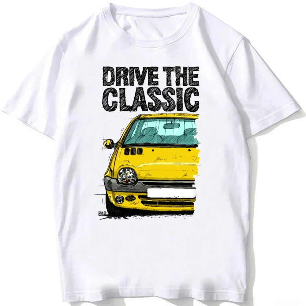 2026 New Drive A Legend Twingo Late Halogen Model Sport Car T-Shirt Boy White Tees Man's Clothing Summer Casual T Shirt