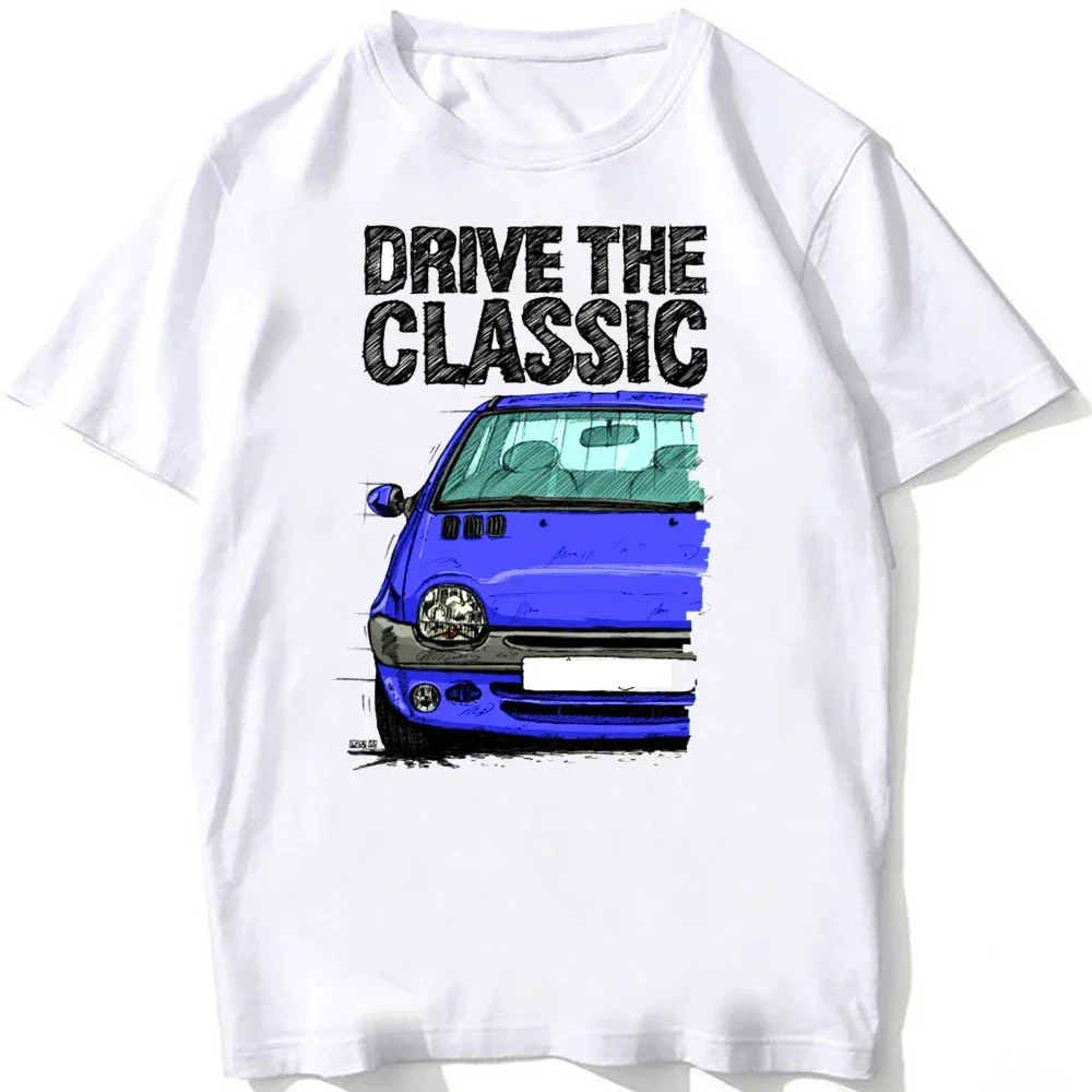 2026 New Drive A Legend Twingo Late Halogen Model Sport Car T-Shirt Boy White Tees Man's Clothing Summer Casual T Shirt