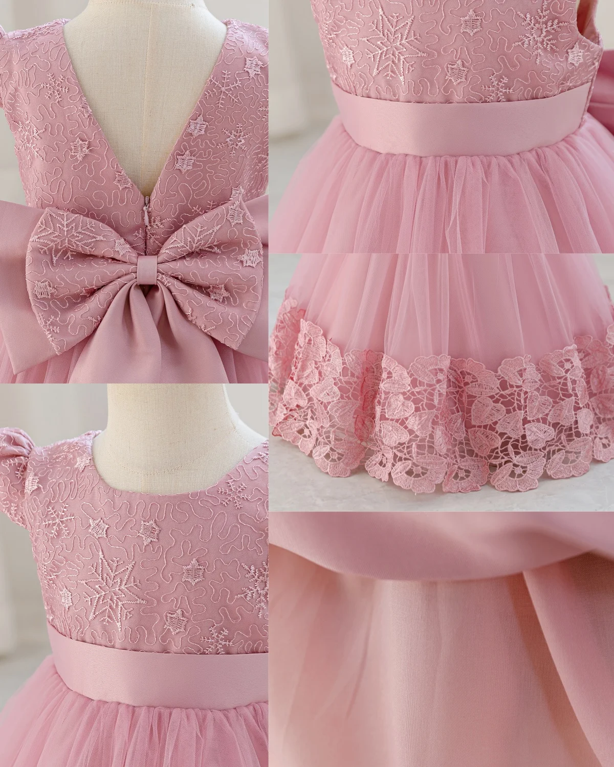 Children's Formal Dresses, Wedding Dresses, Princess-Style Dresses, Lace Dresses, Bow Dresses, Birthday Party Dresses