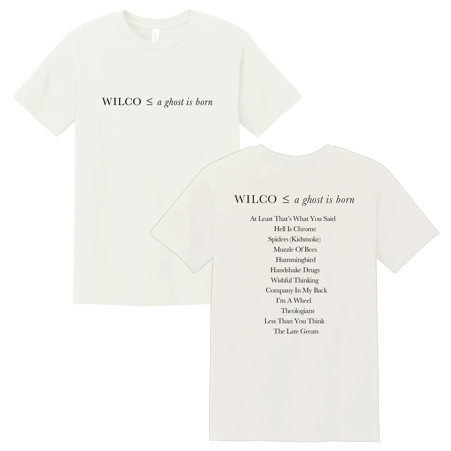 2026 Usa Rock Band Wilco Letter Graphic Men Women Cotton TShirt Streetwear Vintage Fashion Unisex Summer Casual Tee