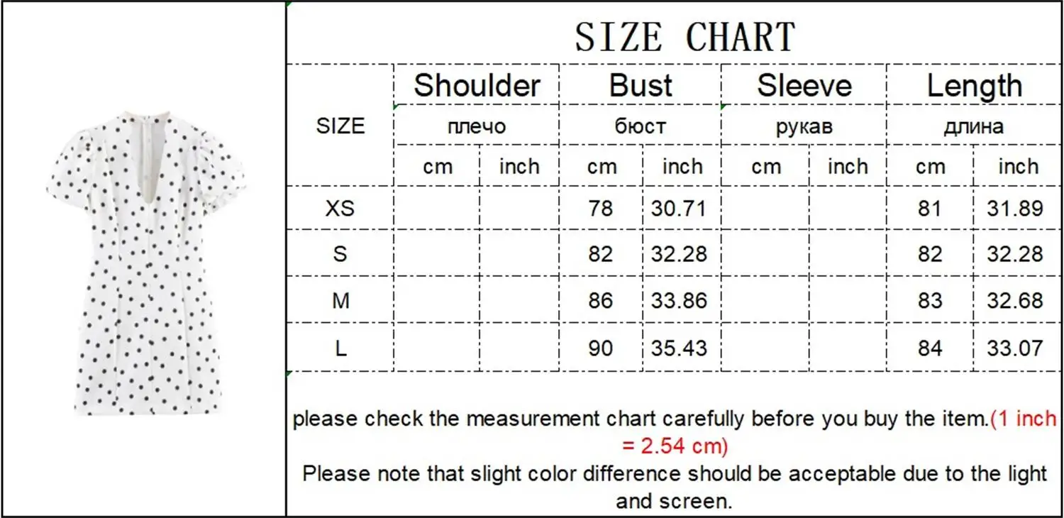 TFMLN Summer Women's Polka Dot Waist Defining Dress Sexy V Neck Short Sleeve Elegant Commuting Clothes Casual Lady Short Dress