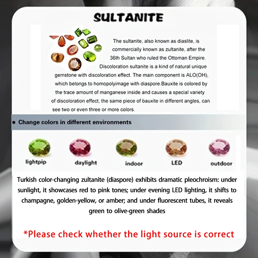 Sultanite Copper Ring for Women – Oval Cut Rectangular Cut Color Changing Gemstone Ring Changes Hue Under Sun/LED/Candlelight