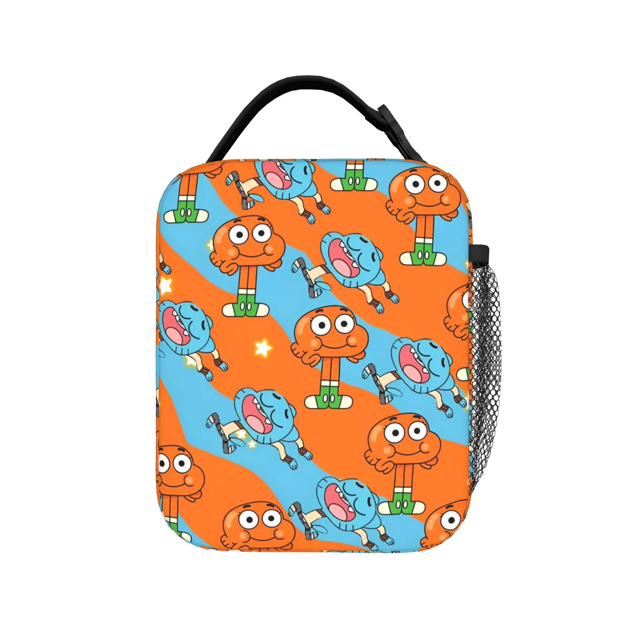 The Amazing World of Gumballs Insulated Lunch Bags for Men Women Food Container Portable Thermal Cooler Lunch Boxes For Work