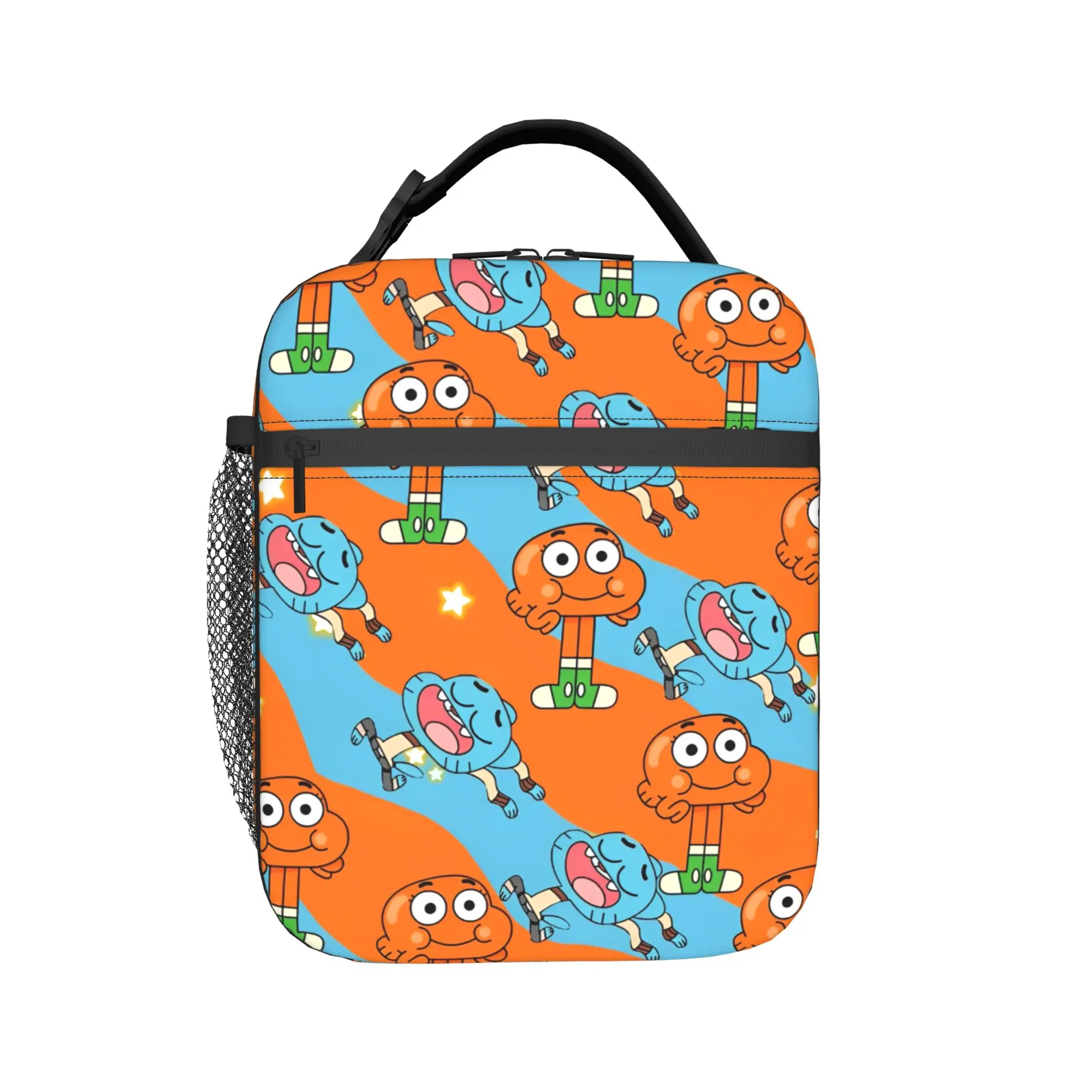 The Amazing World of Gumballs Insulated Lunch Bags for Men Women Food Container Portable Thermal Cooler Lunch Boxes For Work