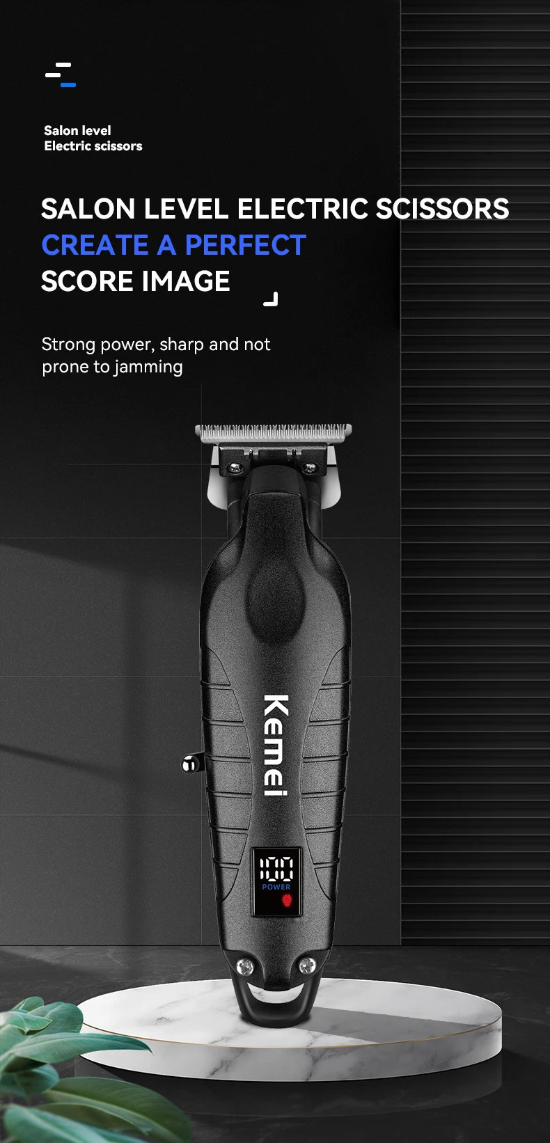 Kemei Hair Clipper Kit for Men Electric Shaver Hair Trimmer Professional Cutting Machine KM-2296 KM-3382 KM-2293 Hair Clipper