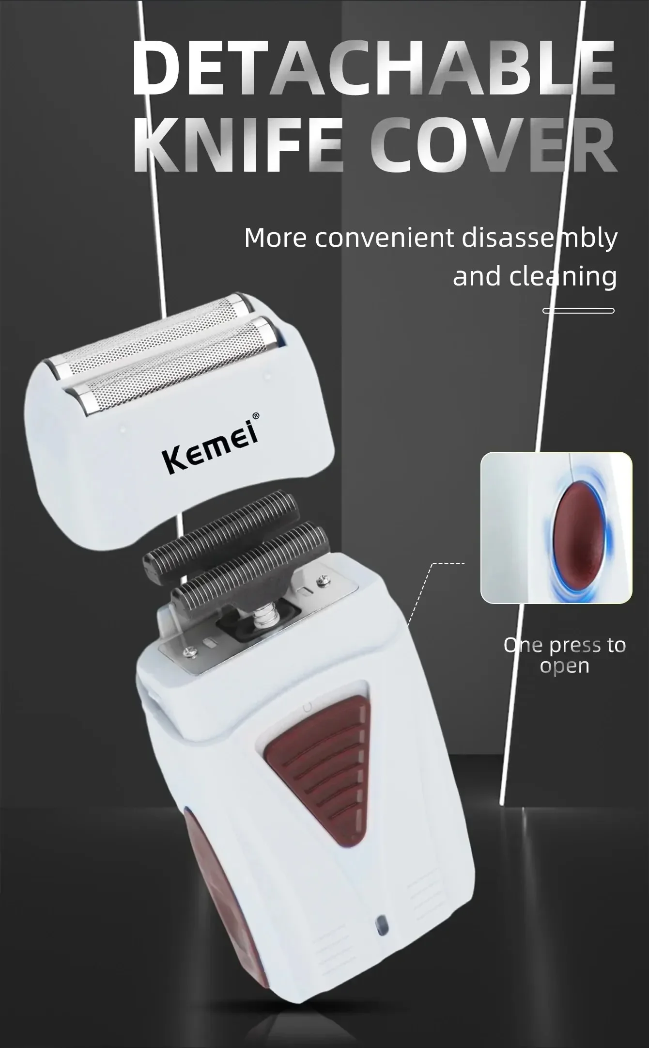 Kemei Hair Clipper Kit for Men Electric Shaver Hair Trimmer Professional Cutting Machine KM-2296 KM-3382 KM-2293 Hair Clipper