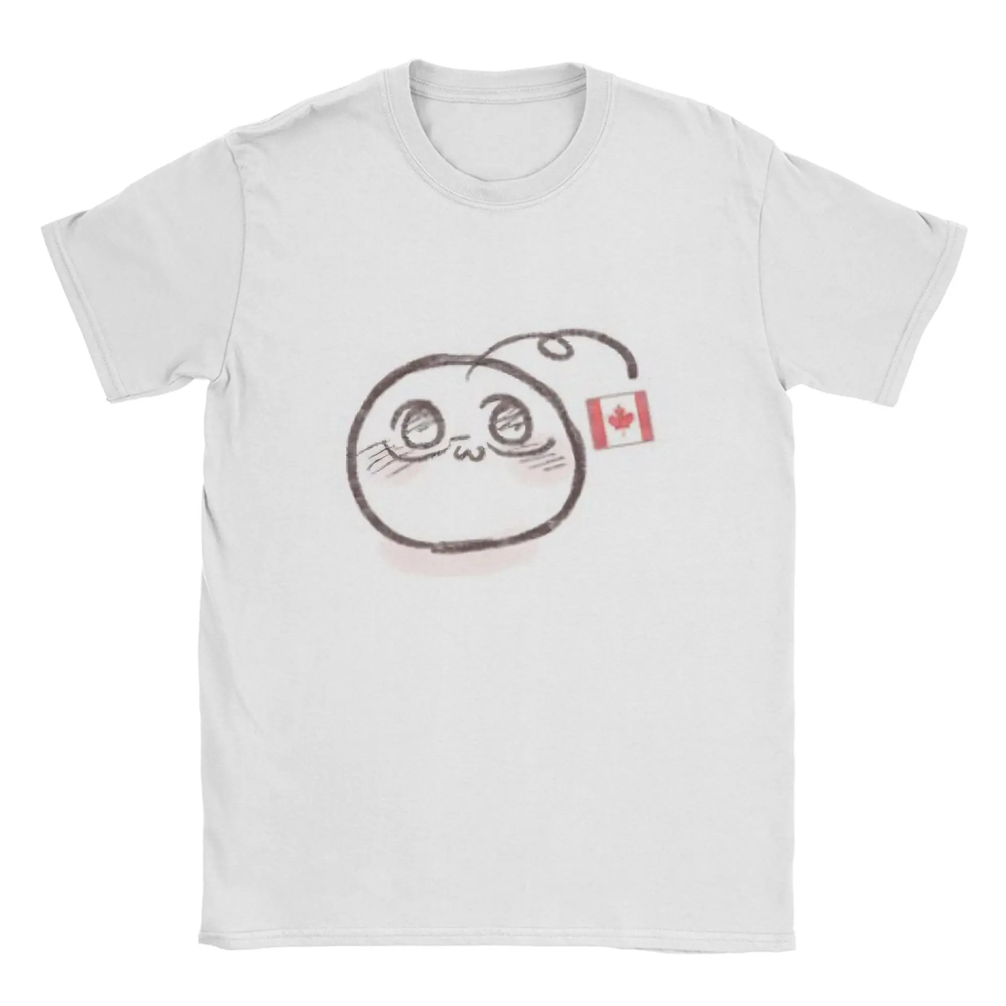 Couple T Shirt Hetalia Canada Mochi T Shirts Hipster Summer Tee Shirt Aesthetic Pure Cotton Clothes Plus Size