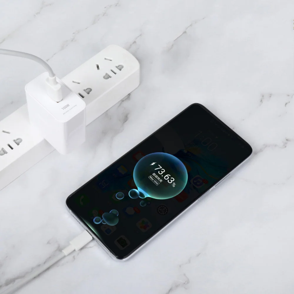 Honor 100W Charger Super Fast Charging EU/US Wall Adapter 6A USB Type C Cable For Honor 500 300 200 100 90 GT 80 Pro Magic V5 7