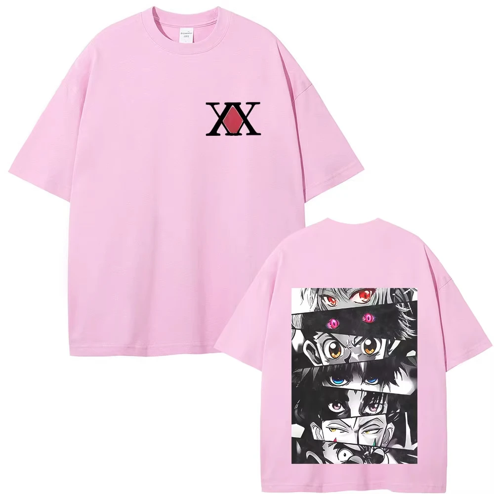 Anime Hunter X Hunter Eyes Graphic Printed T-shirt Men's and Women's T-shirt Men's Top Sports T-shirt 2026 Summer New Tee