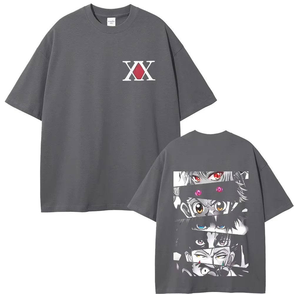 Anime Hunter X Hunter Eyes Graphic Printed T-shirt Men's and Women's T-shirt Men's Top Sports T-shirt 2026 Summer New Tee