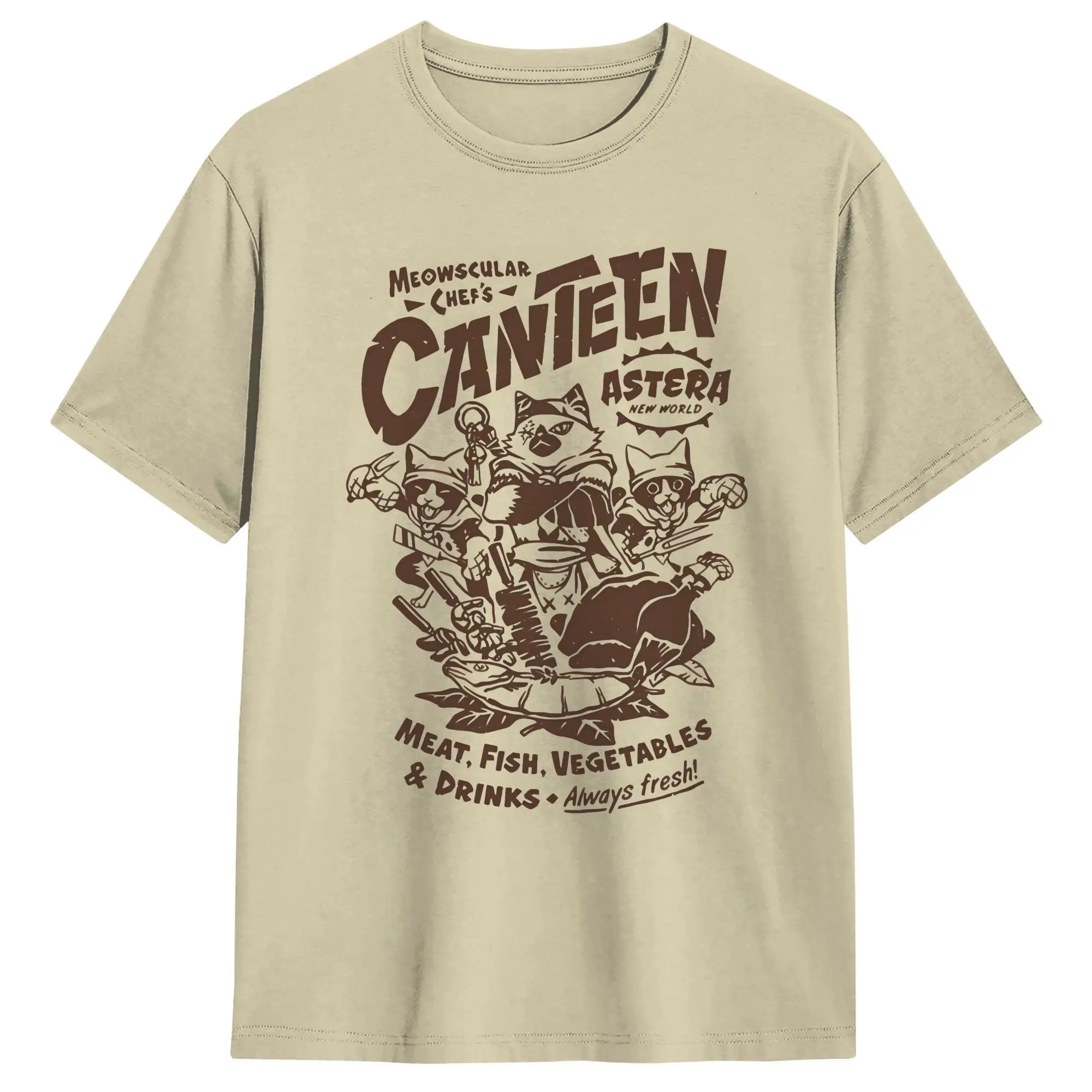 Monster Hunter T-Shirt Summer Fashion T-Shirts Cotton O Neck 4XL 5XL 6XL Top Tees Short-Sleeve Funny Tshirt