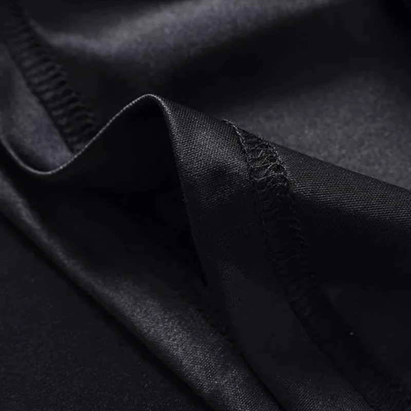 Female Classic High Waist Acetate Satin Skirts Lady Solid Color Party Dresses Girls Korean Fashion Thin A-Line Skirts