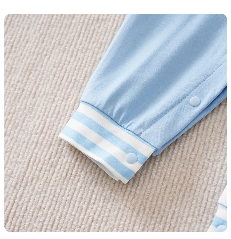 Baby Boy Romper Long Sleeve Tiger Letter T Embroidery Jumpsuit Newborn Baseball Style Casual Clothes 0-18M