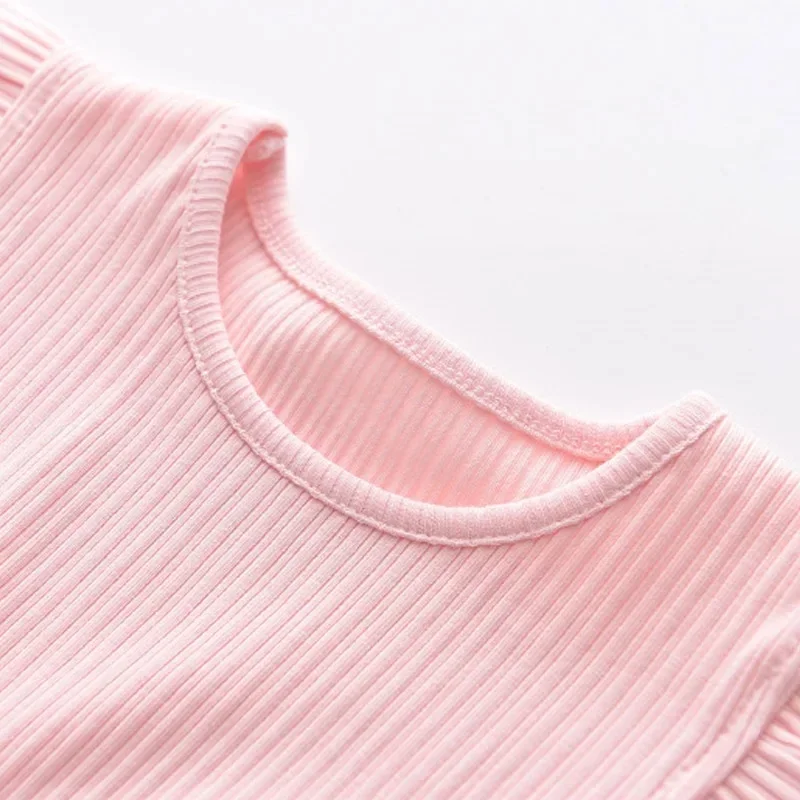 Summer New Sweet and Cute Rainbow Round Neck Flying Sleeve Mesh Princess Dress for Girls Aged 2-6 Korean Version