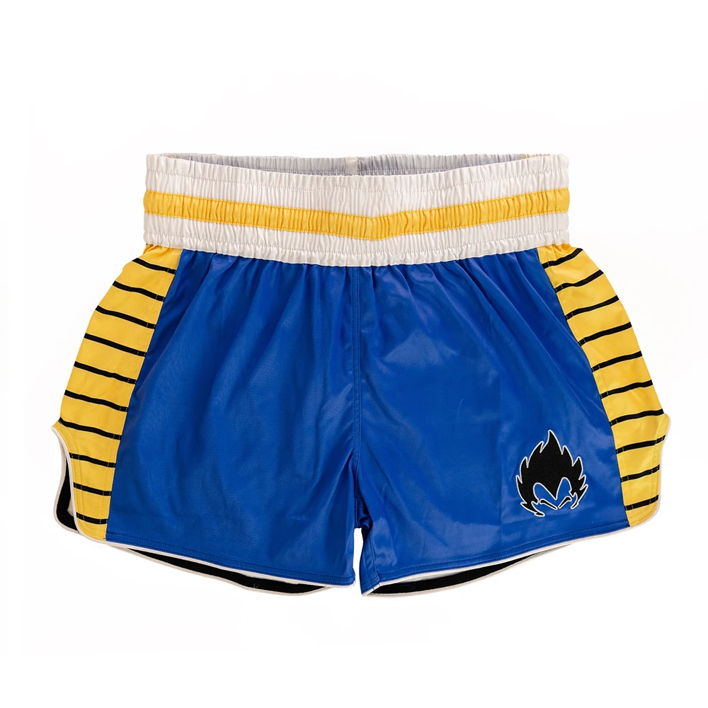 Summer New Dragon Ball Vegeta IV Muay Thai Shorts Men Oversized Quick-Dry Anime Enthusiast MMA Sport Shorts 